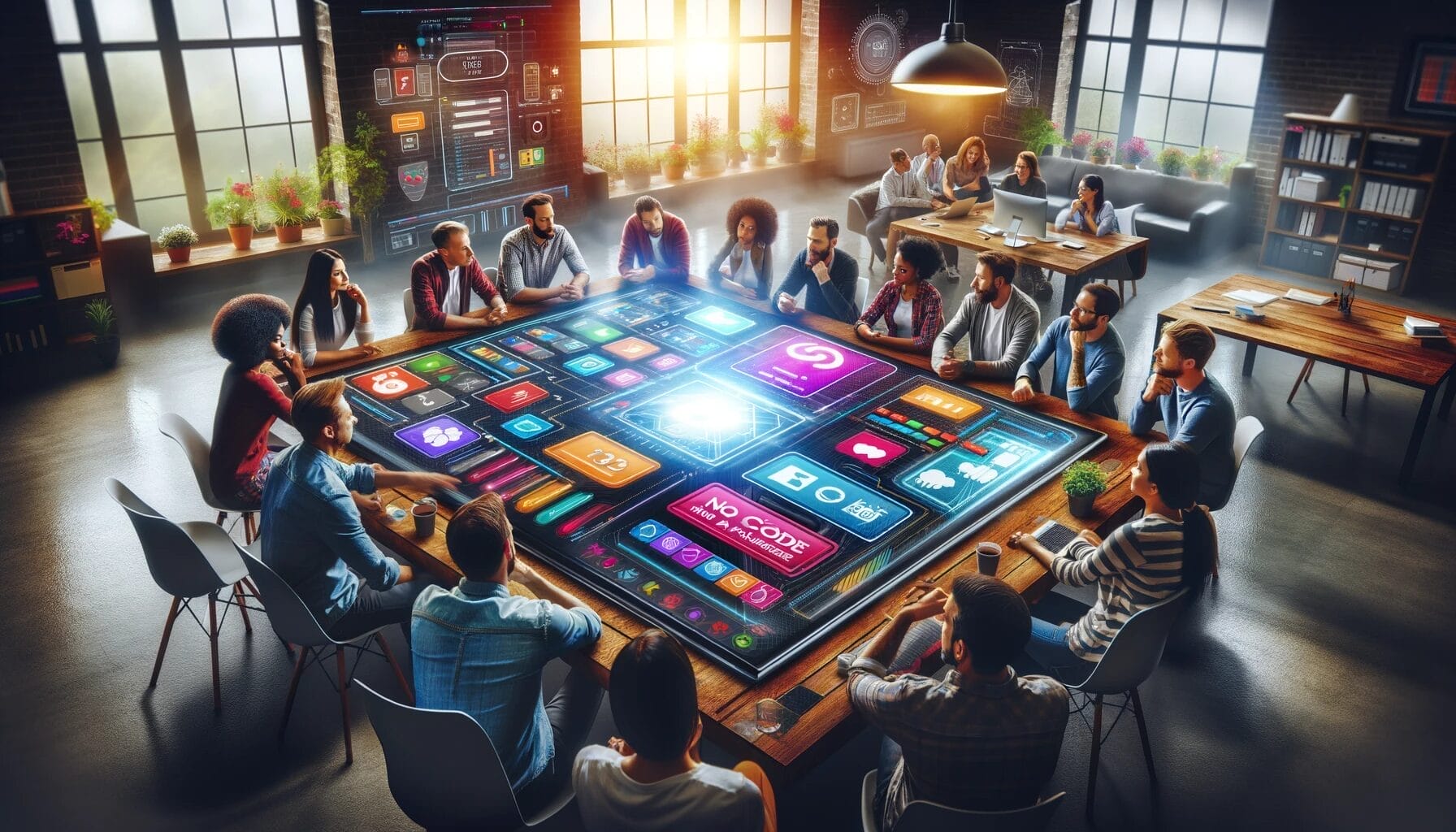 No code web app builder