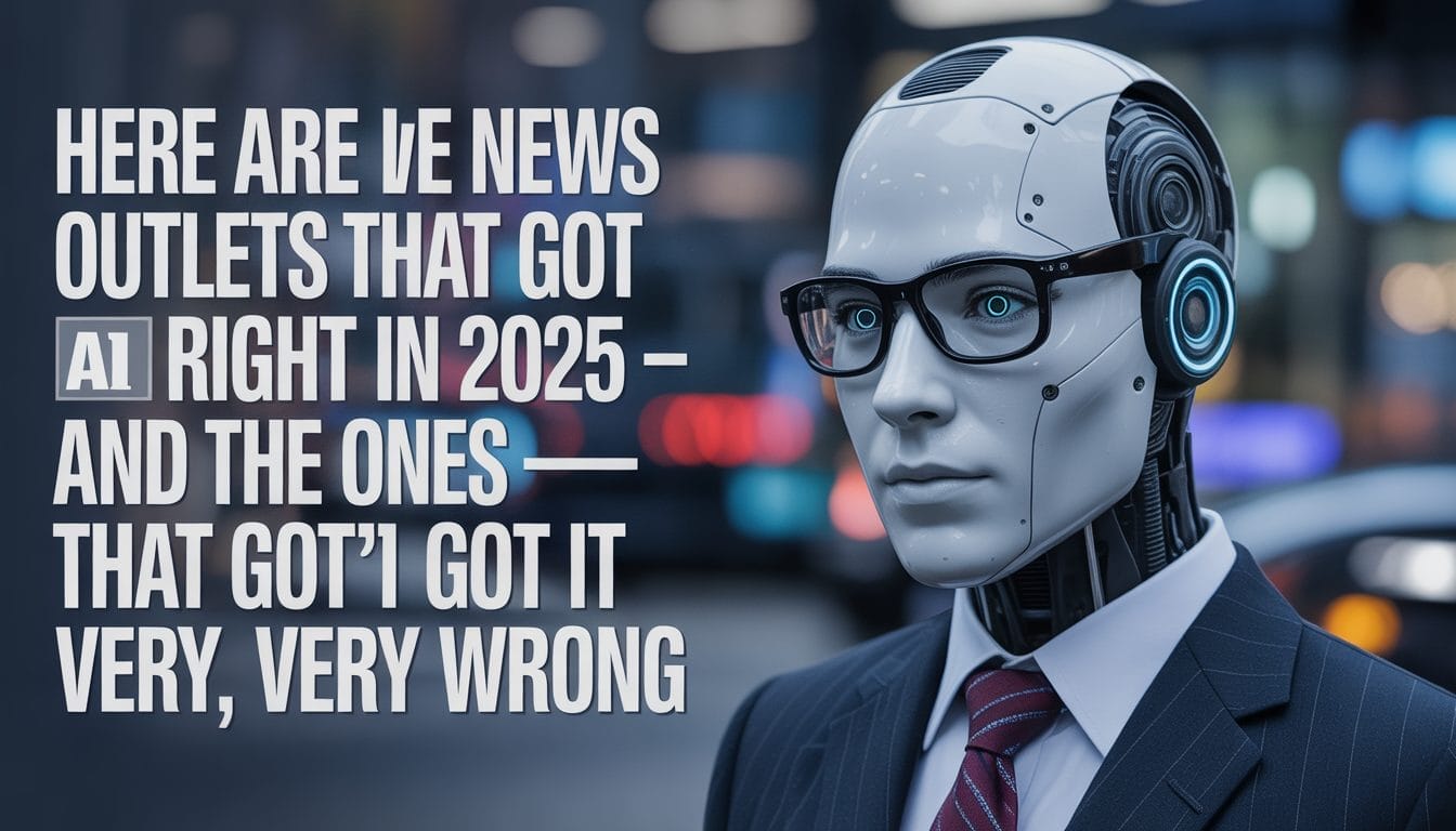 Here are the news outlets that got AI right in 2025 — and the ones that got it very, very wrong